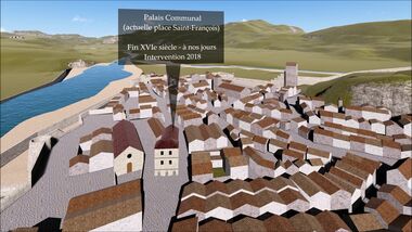 Modelisation 3D De Nice en 1610