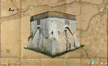 Modèle 3D de la Tour Carrée de la Rochelle