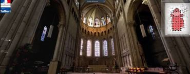La croisée du transept en 2012