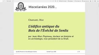 L'édifice antique du Bois-de-l'Evêché de Senlis (Oise)