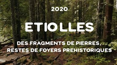 Étiolles : des fragments de pierres, restes de foyers préhistoriques