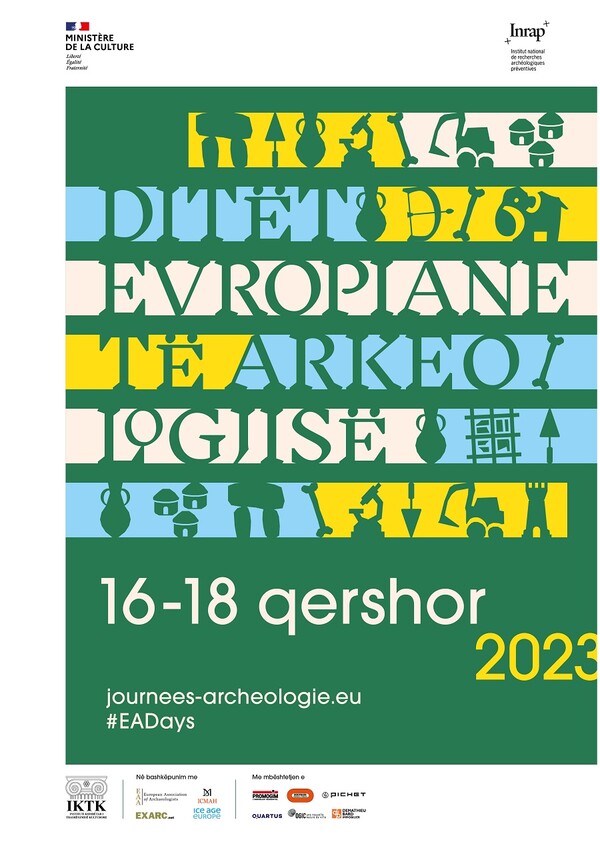 Affiche des Journées nationales de l'archéologie 2023