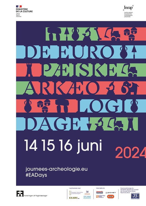 Affiche des Journées européennes de l'archéologie 2024