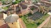 abbaye bénédictine - vue aérienne