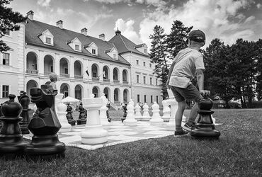 Children Playing by the Castle