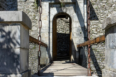 Pont-levis à flèches du Château fort