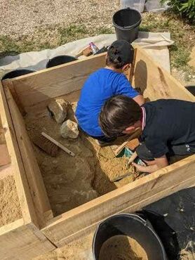 atelier chantier de fouilles