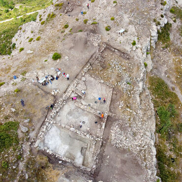 Vista de las excavaciones en 2021