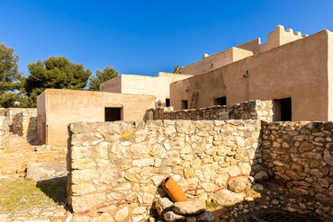 Interior de la Ciutadella ibèrica de Calafell