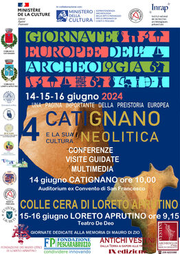 locandina evento Una pagina importante della preistoria Europea Catignano e la sua Cultura Neolitica 4 edizione