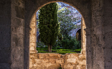 Monsalud. Detalle claustro