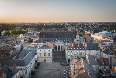 Vue aérienne du Palais