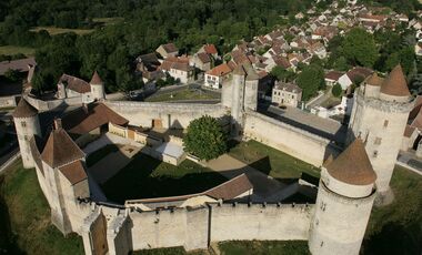 Vue du ciel - Château de Blandy