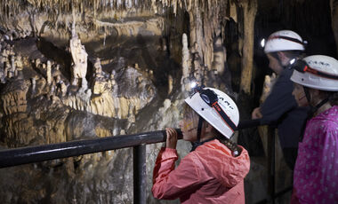 Visite de la grotte