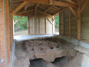 Vue générale du four du Bloy