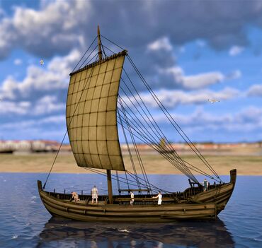 Reconstitution port antique de Fos-sur-mer