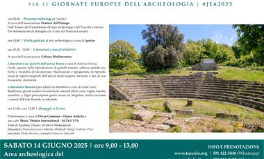 locandina evento Tuscolo 14 giugno 2025