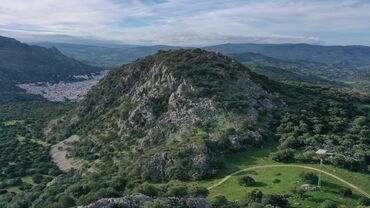 Ubicación del yacimiento arqueológico de Ocuri paisaje
