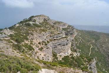 Paisaje de la Sierra Martés