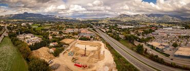 Vue panoramique de la zone de fouille en 2021