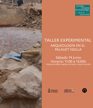 Cartel_arqueología experimental en el Palauet