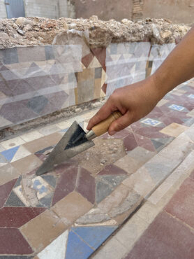 Detalle de excavación