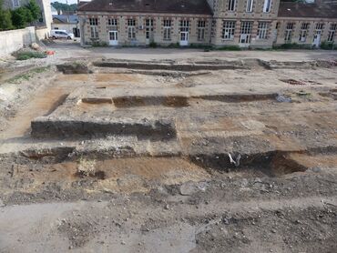 Le chantier antique de Melun, rue de Belle Ombre