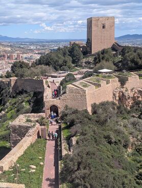 Interior Castillo de Lorca