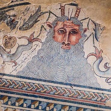 Carranque. Mosaico con Oceano