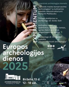 Europos archeologijos dienos 2025 m. Telšiuose
