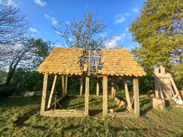 La cabane médiévale, un chantier expérimental