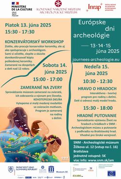 Program Európskych dní archeológie