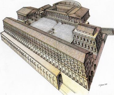 Ricostruzione del Foro Emiliano