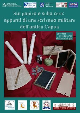 Locandina Sul papiro e sulla cera: appunti di uno scrivano militare dell’antica Capua